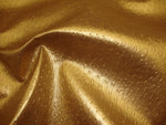 Load image into Gallery viewer, Vinyl faux Gold  Metallic Ostrich Upholstery Vinyl fabric per yard
