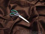 Load image into Gallery viewer, Brown Shantung Dupioni Faux Silk two tone fabric BY THE YARD 54" wide
