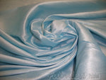 Load image into Gallery viewer, Baby Blue Shantung Dupioni Faux Silk – Two-Tone Polyester Fabric for Drapery,  Sewing &amp; crafts 54” wide
