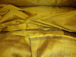 Load image into Gallery viewer, Golden Rod Shantung Dupioni Faux Silk two tone fabric BY THE YARD 54" wide
