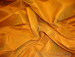 Load image into Gallery viewer, Saffron Shantung Dupioni Faux Silk two tone fabric BY THE YARD 54" wide
