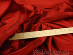 Load image into Gallery viewer, Cinnabar Shantung Dupioni Faux Silk two tone fabric BY THE YARD 54" wide
