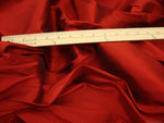 Load image into Gallery viewer, Cinnabar Shantung Dupioni Faux Silk two tone fabric BY THE YARD 54" wide

