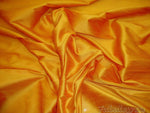 Load image into Gallery viewer, Honey Gold Shantung Dupioni Faux Silk two tone fabric BY THE YARD 54" wide
