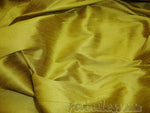 Load image into Gallery viewer, Olive Oil Shantung Dupioni Faux Silk two tone fabric BY THE YARD 54" wide
