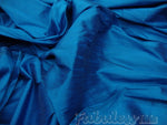 Load image into Gallery viewer, Imperial Blue Shantung Dupioni Faux Silk two tone fabric BY THE YARD 54" wide
