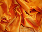Load image into Gallery viewer, Russet Shantung Dupioni Faux Silk two tone fabric BY THE YARD 54" wide
