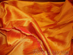 Load image into Gallery viewer, Russet Shantung Dupioni Faux Silk two tone fabric BY THE YARD 54" wide
