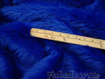 Load image into Gallery viewer, Faux fur Royal shaggy upholstery fabric per yard 60” wide
