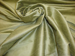 Load image into Gallery viewer, Tarragon Shantung Dupioni Faux Silk two tone fabric BY THE YARD 54" wide
