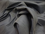 Load image into Gallery viewer, Charcoal Shantung Dupioni Faux Silk two tone fabric BY THE YARD 54" wide
