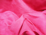 Load image into Gallery viewer, Fuchsia micro faux suede upholstery drapery clothing fabric BY THE YARD 58" Wide No Stretch
