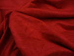 Load image into Gallery viewer, Dark Red  Polyester micro faux suede upholstery fabric by the yard 60" Wide

