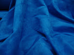 Load image into Gallery viewer, Royal blue micro faux suede upholstery fabric BY THE YARD 58" Wide No Stretch
