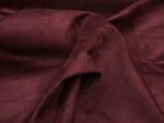 Load image into Gallery viewer, Wine micro faux suede upholstery fabric BY THE YARD 58" Wide No Stretch
