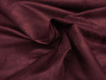 Load image into Gallery viewer, Wine micro faux suede upholstery fabric BY THE YARD 58" Wide No Stretch
