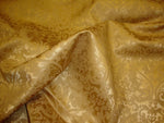 Load image into Gallery viewer, Vinyl faux leather Gold Parisian Embossed Damask fabric per yard
