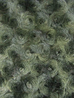 Load image into Gallery viewer, Olive Rose Bud faux  custom fabric by the yard 60" wide

