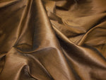 Load image into Gallery viewer, Tobacco Shantung Dupioni Faux Silk two tone fabric BY THE YARD 54" wide
