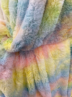 Load image into Gallery viewer, Rich silky  Bear Skin  Rainbow yellow Fabric 58" Wide Sold by the Yard
