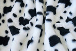 Load image into Gallery viewer, Minky Cow soft faux fur fabric / 58" Wide / Sold by the Yard
