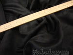 Load image into Gallery viewer, Black micro faux suede upholstery fabric BY THE YARD 58" Wide No Stretch
