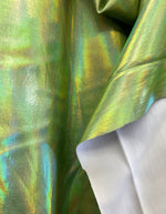 Load image into Gallery viewer, Spandex , Iridescent Green swimsuit custom fabric per yard 60" Wide
