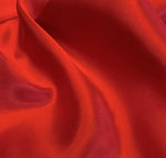 Load image into Gallery viewer, Red Charmeuse Satin polyester fabric 60" Wide by the yard
