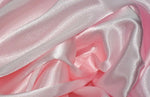 Load image into Gallery viewer, Pink Charmeuse Satin polyester fabric 60" Wide Silky Shinny by the yard
