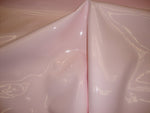 Load image into Gallery viewer, Pale pink patent faux vinyl upholstery fabric per yard
