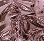 Load image into Gallery viewer, Vinyl faux leather Pink Chrome Mirror Glossy Vinyl Fabric for Shoes Bags Upholstery Sewing

