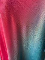 Load image into Gallery viewer, 4-Way Stretch Abstract pink blue Mystique Spandex swimsuits dance Fabric by the yard 60 " Wide
