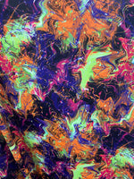 Load image into Gallery viewer, Galaxy explosion spandex 4-Way Stretch Fabric by the yard 60 " Wide
