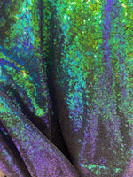 Load image into Gallery viewer, Mermaid Dress Gowns Mini Disc Glitz Sequin Spandex Fabric - 54"/54" Wide By The Yard Dress Craft
