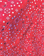 Load image into Gallery viewer, Red Poly Cotton BANDANA print 58"/59" By yard
