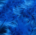 Load image into Gallery viewer, Royal  shaggy faux fur upholstery fabric  yard 60" wide
