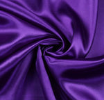 Load image into Gallery viewer, Purple Charmeuse polyester fabric 60" Wide by the yard
