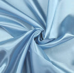 Load image into Gallery viewer, Light blue Charmeuse Satin polyester fabric 60" Wide Silky Shinny by the yard
