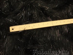 Load image into Gallery viewer, Faux fur, Black Sparkle Fabric Per Yard 60" wide
