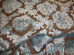 Load image into Gallery viewer, Tiffany Burnout Velvet Damask Pattern Upholstery and Drapery fabric per yard
