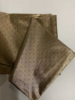 Load image into Gallery viewer, Lame Polyester metallic dotted drapery Fabric BY THE YARD 60" wide
