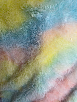 Load image into Gallery viewer, Rich silky  Bear Skin  Rainbow pastel Fabric 58" Wide Sold by the Yard
