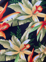 Load image into Gallery viewer, Summer multi floral stretch spandex fabric SOLD BY YARD 60
