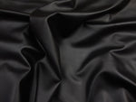 Load image into Gallery viewer, Vinyl Faux leather Black Soft Skin Clothing / Upholstery PVC vinyl fabric per yard 54" Wide
