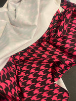 Load image into Gallery viewer, Stretch spandex,Houndstooth swimsuits 4 way stretch 58" wide  Sportswear Athletic fabric
