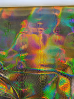 Load image into Gallery viewer, Holographic Cobra Glossy vinyl Fabric Material by the yard
