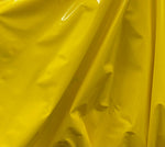 Load image into Gallery viewer, Vinyl Fetish yellow fabric per yard 54" Wide sold by the yard
