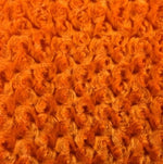 Load image into Gallery viewer, Orange minky Rosebud  fabric BY THE YARD 60" Wide
