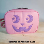 Load image into Gallery viewer, Pink upholstery faux leather vinyl 54" Wide Sold BY THE YARD
