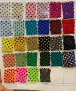 Load image into Gallery viewer, Confetti small Polka Dot sequin mesh back fabric BY THE YARD 45" Wide
